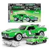​Mattel Brick Shop Hot Wheels Speed Serie Bauset, Custom ’68 Camaro mit 289 Teilen, realistischen Details und individuellen Aufklebern, für Sammler und Kinder ab 10 Jahren, JFT16
