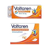 Voltaren Schmerzlinderndes Bundle: Dolo 25mg Tabletten (20 Stk.) & Schmerzpflaster mit Diclofenac (5 Pflaster) gegen Muskelschmerzen, Nacken-, Gelenk-, Schulter- und Rückenschmerzen