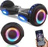 GeekMe Hoverboards,Hoverboards für Kinder,Hoverboards mit Bluetooth-Lautsprecher,Schöne LED-Leuchten,Geschenk für Kinder