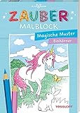 Zaubermalblock. Magische Muster. Einhörner: Mit tollen Effekten (Malbücher und -blöcke)