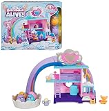 Hatchimals Alive Kinderzimmer Spielset - mit 4 Mini-Figuren in 4 selbstschlüpfenden Eiern und 13 Zubehörteilen für fantasievolles Rollenspiel, Spielzeug für Kinder ab 3 Jahren