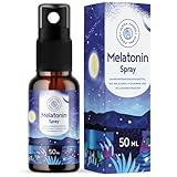 Melatonin Einschlafspray Hochdosiert - 400 Tage Vorrat (50ml) - mit Baldrian, Passionsblume, Melisse, Lavendel, Vitamin B6 & B1 - Sleep Spray ohne Alkohol - Vegan - Himbeer-Geschmack - Alpha Foods