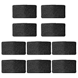 Tucnoeu 10 Stück Elastische Gürtelschlaufe Schwarze Nylon Gürtelschlaufen Elastische Gürtelhalter zum Befestigen von Gürteln, Rucksäcken, Tragetüchern