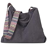 Makukke Handtasche Damen Umhängetasche, Cord Taschen Groß shopper Tote Bag schultertasche Casual Crossbody Bag für Schule Büro Arbeit Reisen Ausflug Einkauf