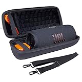 co2CREA Hart Reise Schutz Hülle Etui Tasche für JBL Charge 4 / JBL Charge 5 Tragbarer WiFi und Bluetooth Lautsprecher(Nur Tasche,Ohne Lautsprecher)