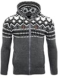 Reslad Herren Grobstrick Norweger Pullover Winter...