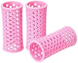 Efalock Professional Superflachlockwickler, 27 mm, azalee, 1er Pack, (1x 10 Stück)