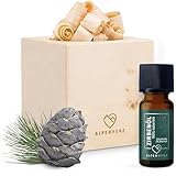 Alpen Herz Zirbenwürfel Set mit Zirbenöl 10 ml naturrein aus Österreich Zirbenholz Würfel Duftspender Zirben Duft Holz Deko Zirbe Diffusor Diffuser Geschenke Zirbelkiefer Zirbenlüfter Zirbenset