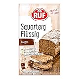 RUF Roggen Sauerteig flüssig, Profizutat mit hohem Roggenanteil für ein klassisches Sauerteigbrot oder Brötchen aus Sauerteig, 1x70g