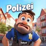 Polizei Malbuch – 46 Spannende Motive aus dem Polizeialltag | von mediamake.de: Streifenwagen, Polizeihunde, Einsätze & Ausrüstung zum Ausmalen für Kinder & Erwachsene