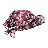 Basecap Damen Baseball Cap Waschbar Hut Slouch Mütze, leicht und weich, Longbeanie, Unisex Sommer Kopftuch Strand Bandana Meer Sonne Sonnenschutz Mütze Baseballkappe (Coffee-a, One Size)