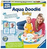 Ravensburger ministeps 4181 Aqua Doodle Baby - Fleckenfreies Stempeln mit Wasser - Erstes Stempelset für Babys ab 9 Monaten - Mit magischer Stoffmatte, 440 g