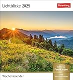 Lichtblicke Postkartenkalender 2025 - Wochenkalender mit 53 Postkarten: Kalender zum Aufstellen oder Aufhängen. Postkarten-Tischkalender 2025 mit ... Naturaufnahmen (Postkartenkalender Harenberg)