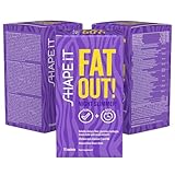 Fat Out Night – Natürliches Getränk mit Limettengeschmack, Garcinia Cambogia, Cholin, Zitronenmelisse, Zichorienwurzel, Vitamin C und Vitamin B6 – 30-Tage-Vorrat von Sensilab