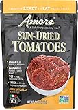 Amore Ready-to-Eat Sun Dried Tomaten, Kräuter-infundiertes Gemüse, 125 ml, wiederverschließbarer Beutel