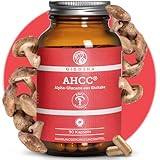 QIDOSHA® AHCC Kapseln, 90 Stk im Apothekerglas, 676 mg Shiitake-Extrakt je Tagesportion, davon 150mg Alpha-Glucane, deutsche Fertigung, jede Charge laborgeprüft