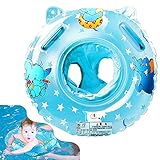 Jiahuade Baby Schwimmring, Baby Schwimmen Ring, Baby Schwimmhilfe, Baby Schwimmhilfen mit Schwimmsitz PVC für Kleinkind 6 Monate bis 48 Monat (A)