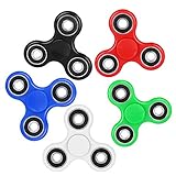 SCIONE Fidget Spinner 5er Set für Kinder/Erwachsene Sensorische Fidget Toys Weihnachten Set Spielzeug Zappeln Hand Spinner Finger Lager Finger Tri-Spinner Toy