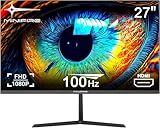 Minifire 27 Zoll Monitor, 100 Hz, FreeSync, Full HD, 1080p...