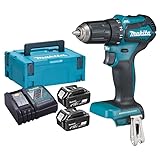 Makita DHP483RFJ Schlagbohrmaschine, 18 V, LXT (2 x 3,0 Ah) in Makpac