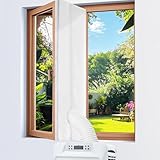 SKYYUE Fensterabdichtung für Mobile Klimageräte, Fensterabdichtung für Klimaanlagen, Wäschetrockner und Ablufttrockner, Hot Air Stop zur Anbringen an Fenster, Dachfenster, Flügelfenster (300CM)
