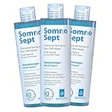 SomnoSept - 3 x 400 ml Flasche - Spezialreiniger - CPAP-Masken Pflege - Reiniger Masken Schläuche Kunststoff - Silikonreiniger -