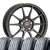 4 Kompletträder Sommerräder Sommerkompletträder Wizard 8x19 ET 35 5x112 Gunmetal matt mit 225/40 R19 93Y NEX N Fera Sport XL