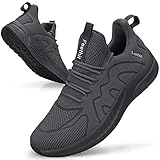 Feethit Sneaker Herren Schuhe Sportschuhe Laufschuhe Turnschuhe Tennis Fitness Jogging Walkingschuhe Leichtgewichts Atmungsaktiv Freizeit Straßenlaufschuhe Schlüpfen Dunkel Grau 43 EU