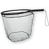 LMAB Angelkescher - schwimmend & gummiert - Angel Kescher gummiert, Landing Net Floating, Watkescher gummiert, Angel-Kescher, Raubfisch Kescher gummiert Angeln