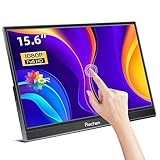 Tragbarer Monitor-Touchscreen, 39,6 cm (15,6 Zoll), 1920 x 1080, USBC, tragbarer Monitor mit HDMI, USBC, ultradünnem IPS-Display, Plug & Play, HDR externer Monitor für Laptop, PC, Handy, Mac, Xbox,