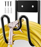 Wandhalterung für Gartenschlauch – Schwerlast-Schlauchhalter für Verlängerungskabel und Staubsaugerschlauch (1 Stück)