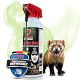 ABWEHR MEISTER Marderspray 400 ml zur Abwehr von Mardern für Haus, Garage & Auto, Marderschreck mit Sofort-, und Langzeitschutz dank AM-Formel, Marderabwehr inkl. Sprühlanze Made in Germany