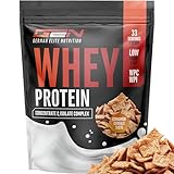 Whey Protein Pulver - 1000 g (Cinnamon Cerals) - Mit Isolate Anteil - Instant lösliches Eiweiss Protein Pulver mit BCAA & EAA - German Elite Nutrition