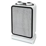 Korona 60001 Elektrischer Mini-Heizlüfter | 4 Stufen | 1.500 Watt | Keramik-Heiztechnologie | Oszillation | Ideal zum schnellen Aufheizen kleiner Räume