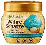 Garnier Haar-Maske, Haarkur mit Arganöl aus Marokko, Haarpflege für trockenes Haar, Wahre Schätze, 300 ml