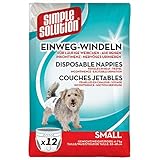 Simple Solution Einwegwindeln für Hunde, Größe S, 12 Stück