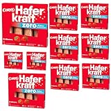 Corny Haferkraft zero Erdbeere 4 x 35 g Müsliriegeln X 10 Packungen