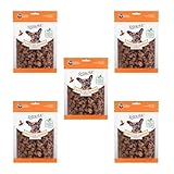 Dokas Dog Insekten-Happen mit Mehlwürmern, Grillen und Karotten | 5er Pack | 5 x 100 g | Hundesnack als Belohnung zwischen den üblichen Mahlzeiten | Aus alternativen Proteinquellen