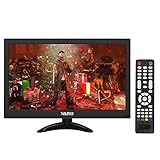 Thinlerain Tragbarer Monitor 13,3 Zoll Monitor 1366 x 768 HD LED Bildschirm Mini Monitor (HDMI/VGA/BNC/AV/Speaker/VESA) for PC, Computer, Raspberry Pi