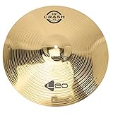 Vaguelly 16 Zoll Crash Cymbals, Messing Schlagzeug Becken für Anfänger Schüler, 40 cm