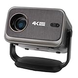 Plyisty -Projektor, tragbarer Videoprojektor mit WiFi6 und Bluetooth 5.4, 500 ANSI-LM, 150-Zoll-Bildschirm, 1080P HD 4K-Decodierung, für Android 13, für Innen Außenbereich (EU-Stecker)