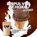 Eispulver Schoko von Soulfood LowCarberia 100g - 410g Eiscreme - 95% weniger Zucker
