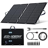 ECO-WORTHY 100W Solarpanel Faltbar, Solarpanel 12v mit 10 DC...