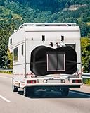 SUPAREE Fahrradabdeckung Wohnmobil Fahrradhülle für Heckträger Fahrradschutzhülle für Heckträger für 2-3 Fahrräder 420D Oxford Heavy Duty für Camping Wohnmobil
