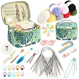 Coopay Stricken für Anfänger Set, 60 Stück Strick Set mit...