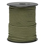 Flandria 414 K Spule Seil, aus Polypropylen, geflochten, Ø 4 mm, ± 100 m, khaki