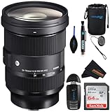 Sigma 24–70 mm F2.8 DG DN Art Objektiv für Sony E Plus Sunshine Photo Store Basic Accessories Bundle ...