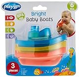 Playgro Badeboote, 3 Stück, BPA-frei, Ab 6 Monaten, Bright...