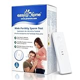 Easy@Home Fruchtbarkeitstest für Männer: 1 x Spermientest zur Zeugungsfähigkeit – Schneller Sperma-Test zur Messung der Spermienkonzentration – Kinderwunsch, TTC, Fertilitätsprüfung