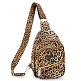 MARIKALIFE Crossbody-Taschen für Damen und Herren, Bauchtaschen, Leder, Umhängetasche, kleine Schultertasche, Geldbörse für Reisen – LP, Lp